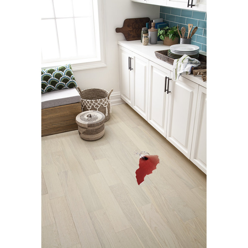 Oak Waterproof Hardwood Flooring, Gray