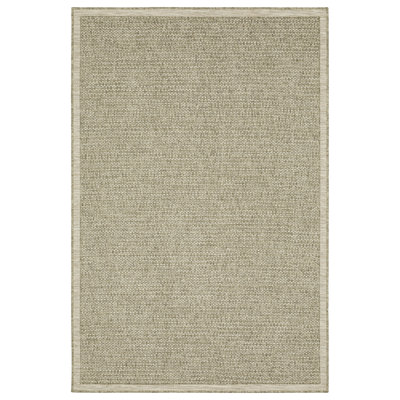 Tapis intérieur / extérieur brun clair en polypropylène tissé à la machine Sandridge
