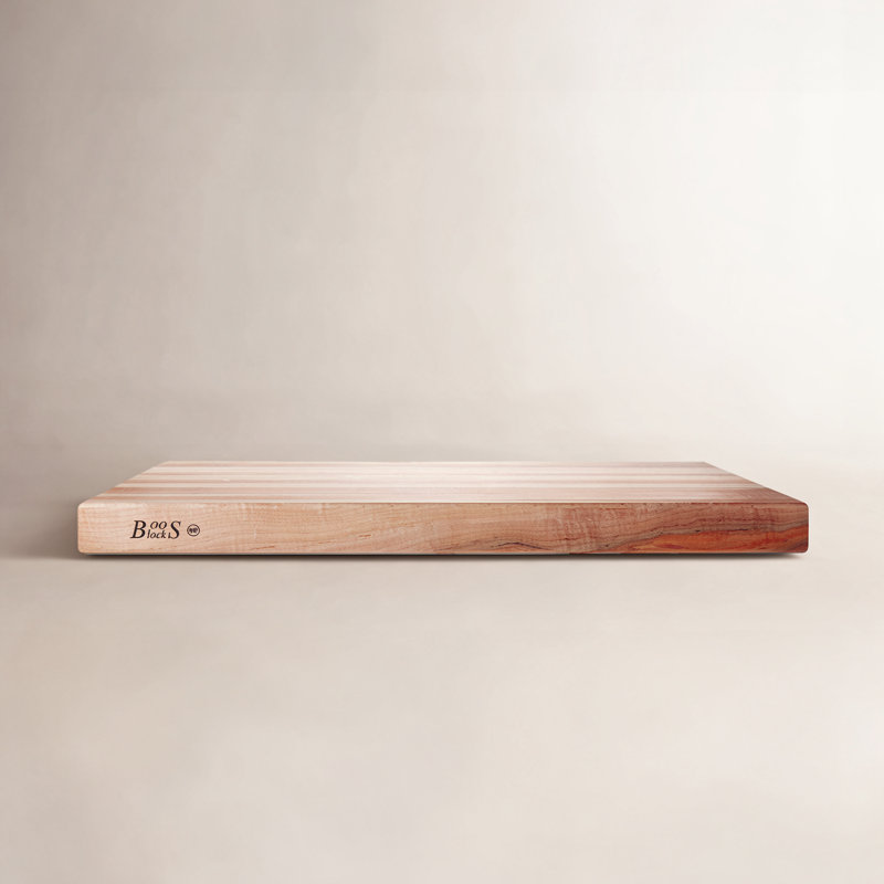 John Boos Maple Wood Edge Grain Reversible Cutting Board, Maple, 20" L x 15" W x 1.5" D