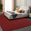 Tapis pour couloir ou cuisine, petit tapis à rayures rouge-65821749
