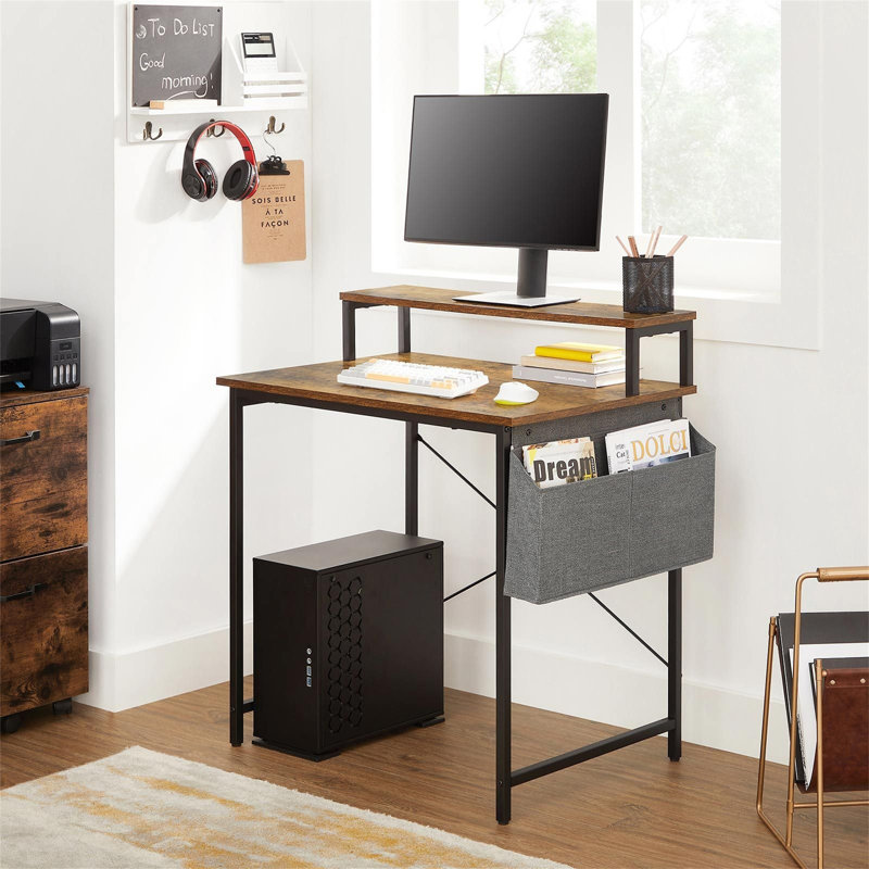 Metal Base Computer Desk