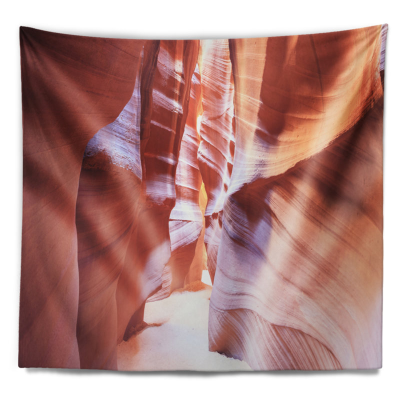 Paysage, vue panoramique, antilope, canyon, tapisserie, H 50 po x l 60 po