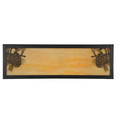 Winter Pine Flush Mounted Sconce