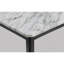 Ensemble de salle à manger 5 pièces pour salle à manger rectangulaire rectangulaire en faux marbre noir-647570620