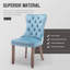 Ensemble de 4 chaises de salle à manger rembourrées en velours, bleu ciel-2134824691-2134824692