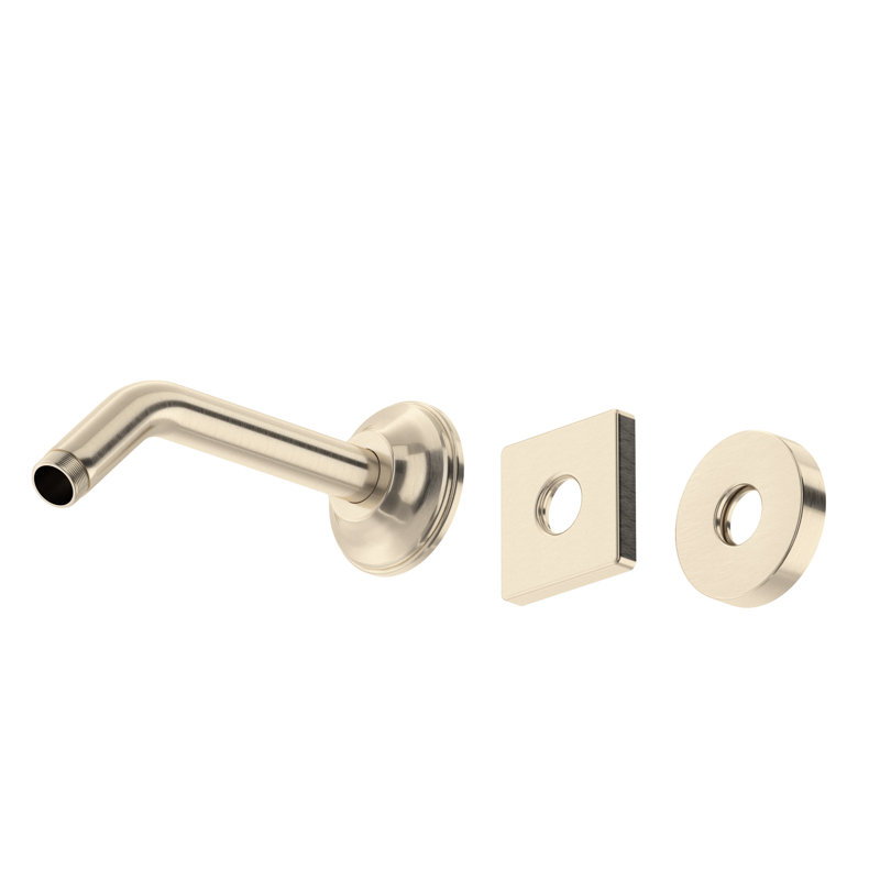 Bras de douche mural 7 po Rohl, Satin Nickel
