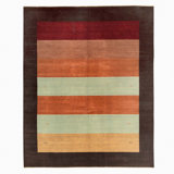 Wool Striped Area Rug