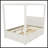 Twin Size Upholstery Canopy Platform Bed-282808604