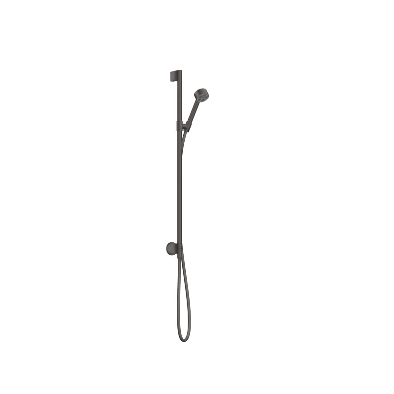 Handshower with Slide Bar and Hose, Brushed Black Chrome