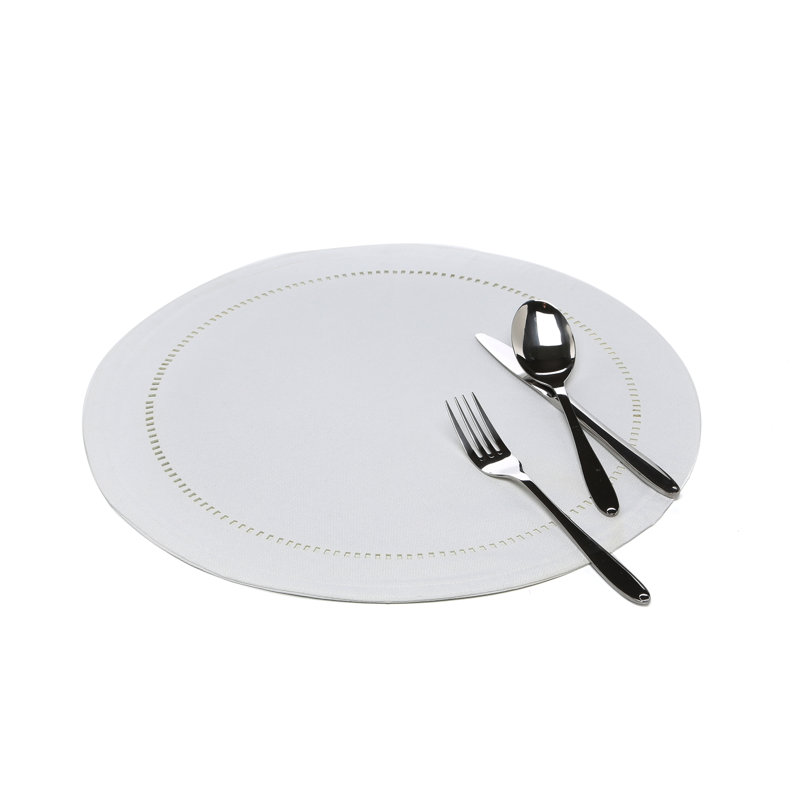 Napperon Cutwork, blanc