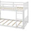Lit superposé simple au-dessus d'un lit simple présentant une structure en échelle solide-1652778590