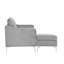 Canapé modulaire convertible en velours côtelé gris modulaire avec 1 siège, accoudoirs, pieds en acier, siège à coussins multiples, compatible avec tout décor, structure en bois massif et manufacturé-145160548-145160551