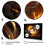 Verre de feu saturn planète I - art mural espace planète-547772355-547772353