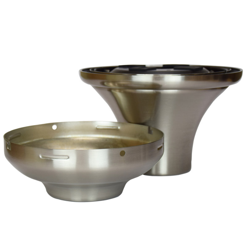 Ceiling Fan Close to Ceiling Kit - Brushed Nickel - Dry Rated, Brushed Nickel