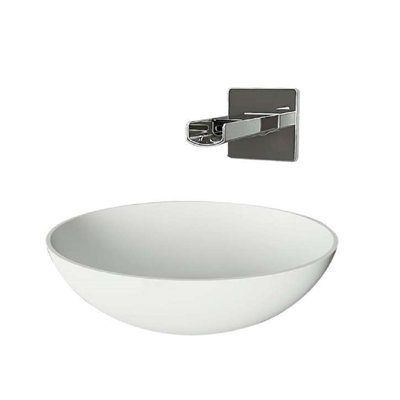 Distributeur de savon sans contact en chrome brossé épuré, hygiénique et efficace pour les toilettes commerciales