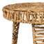 Table de bout ronde en jacinthe d'eau tressée à la main Amara de 17 po, trépied en osier naturel pour salon ou chambre à coucher-355686659