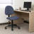 Jea Swivel Posture Chair, Contoured Seat And Back, Blue Tweed, Wheels-117561171