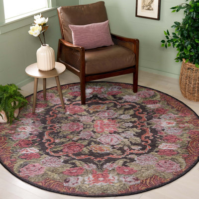 Tapis floral lavable à la machine Besarabian Performance