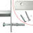 Firestone Adjustable Security Grille for Windows with 2 Crossbars