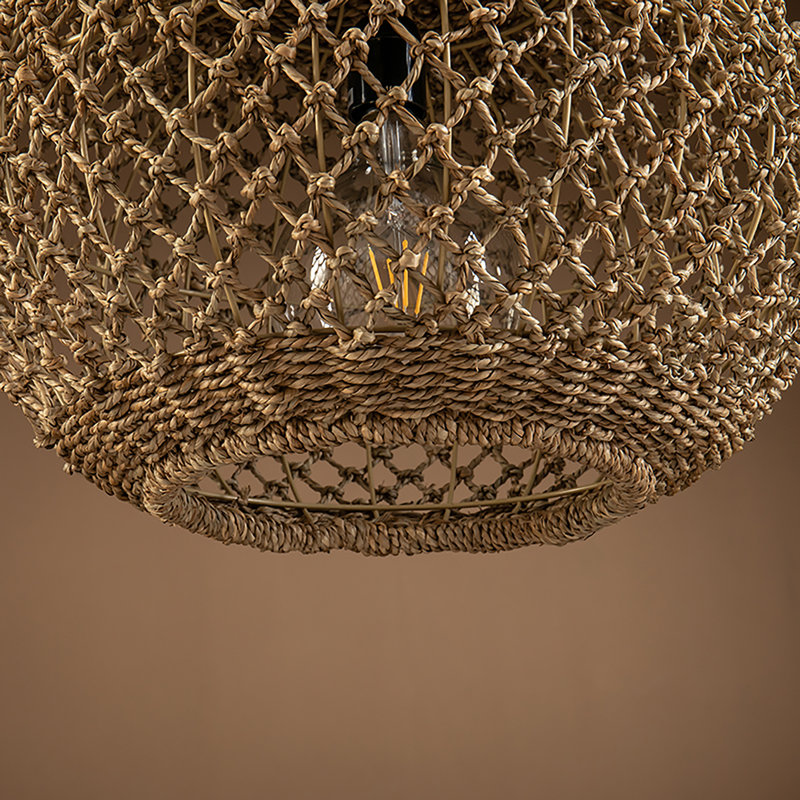Luminaire suspendu en ruppie maritime 1 lumière Permitay