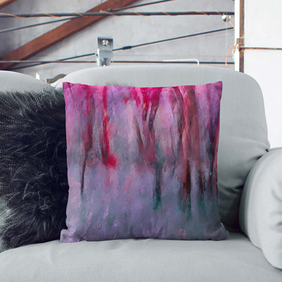 Abstract Square Throw Cushion