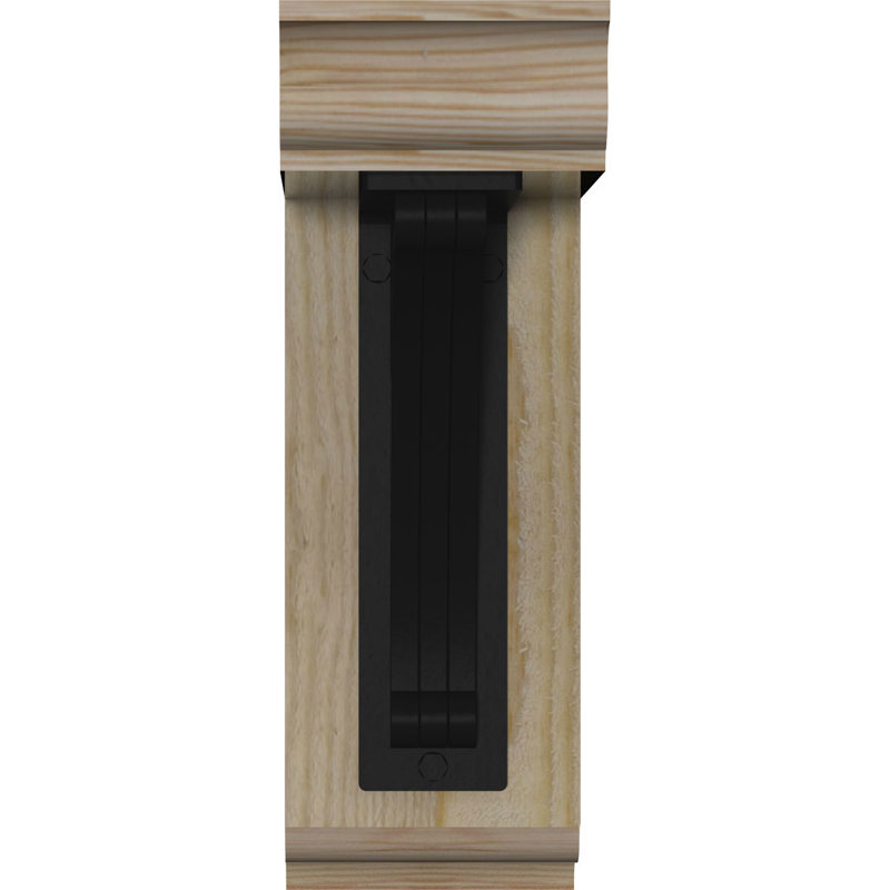 Crawley Traditional Traditional Ironcrest, H 12 po x P 9 1/2 po, Sapin Douglas de l 4 po x T 2 po (sciage brut)
