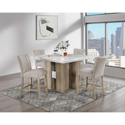 Bar Table And Bar Stools Set