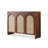 Wabi-Sabi Style Solid Wood & Rattan Sideboard