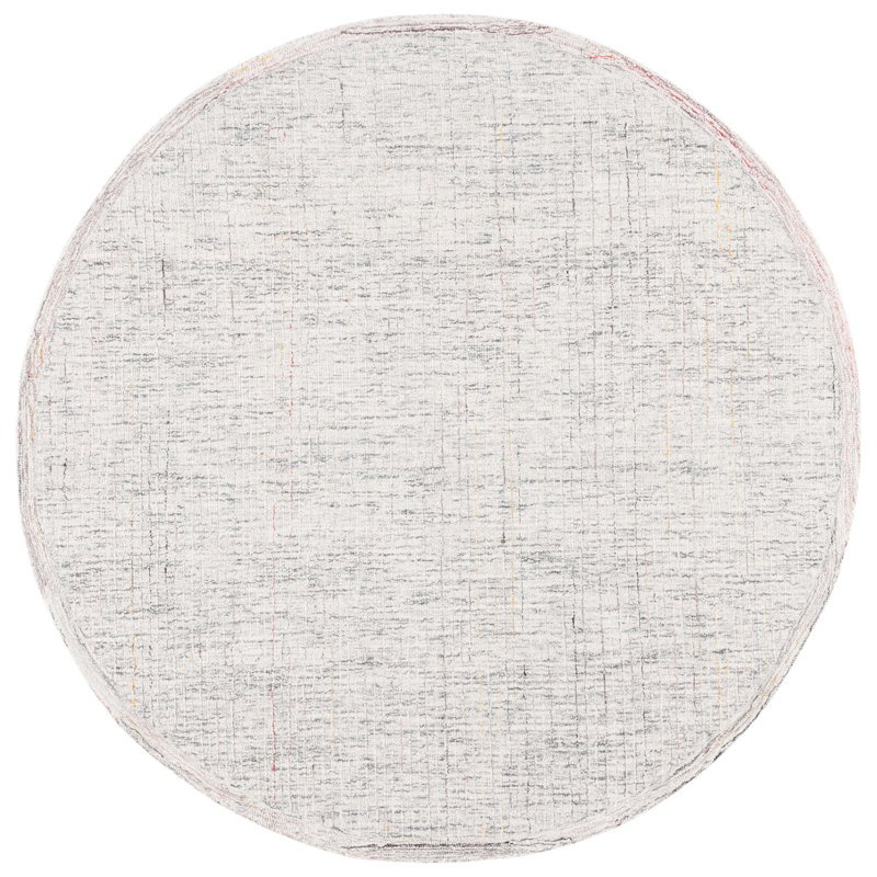 Grishaw Hand Tufted Performance Grishaw Rug, Round 6'