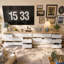 Commode double en bois manufacturé et solide 18 tiroirs Janeiya -1665937724