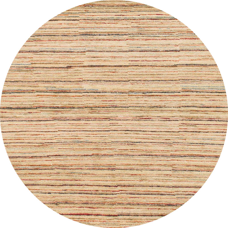 Okelley Abstract Indoor Rug, Round 7'