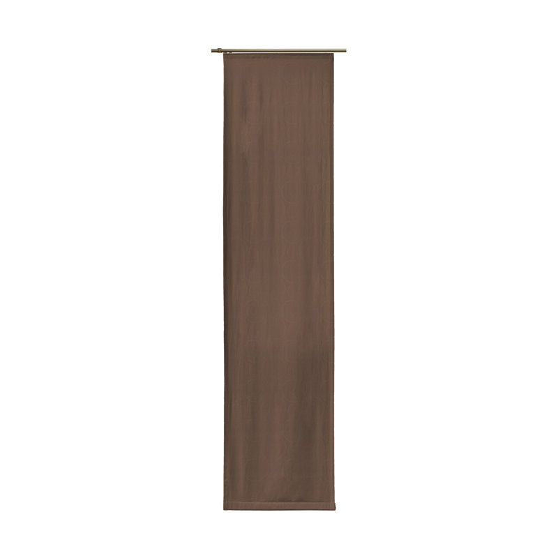 Room Darkening Sliding Panel Panel, Brown, 145cm H x 60cm W