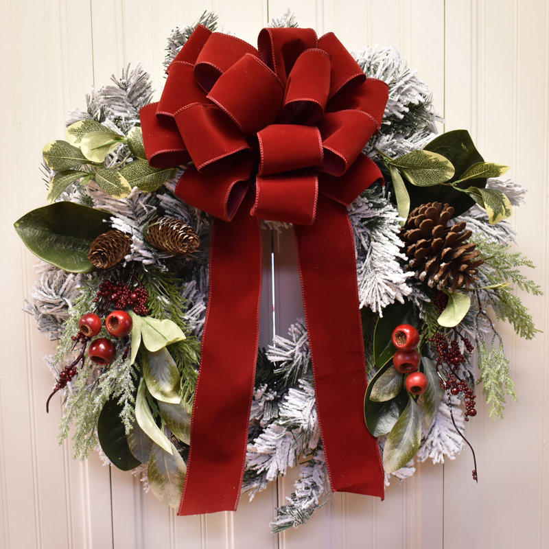 Faux Mixed Assortment Pine 24'' Wreath