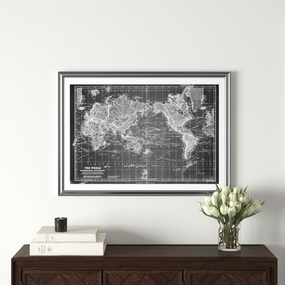 " Vintage World Map VI "