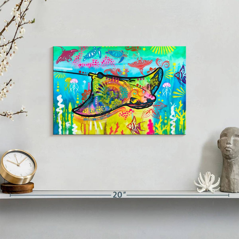 Brampt Sting Ray, 8" H x 12" W