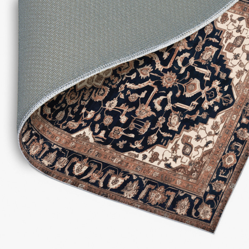 Tapis d'intérieur et d'extérieur brun Persian, Rectangulaire 2 pi x 3 pi