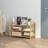 Bamboo Shoe Rack 3-Tier Shoe Storage Organizer Entryway