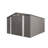 10X12ft Outdoor Storage Shed Large Metal Garden Shed With Double Door Two Window Waterproof Tool Shed For Backyard Patio Lawn Poolside ,Grey-121499286