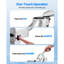 Broyeur à glace, machine à granita électrique 4 lames, 200 kg/h, 350 W, 1400 tr/min, pour usage domestique et professionnel, entièrement en acier inoxydable avec bol et couvercle, couleur argent.