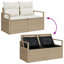 120cm Wide Patio Sofa with Cushions