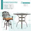 Ensemble de bar pivotant 5 pièces Meetwarm-841507905