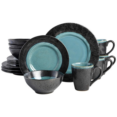 Gibson Elite Stoneware Dinnerware Set - Service for 4