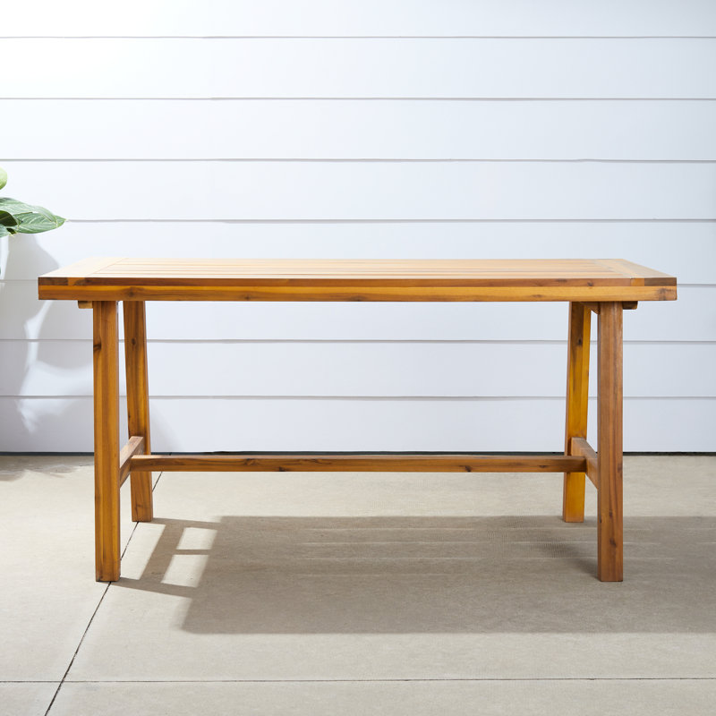 Table de pique-nique en bois massif pour le patio