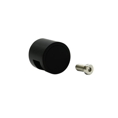 Poignée de bord FHC EGS38SC, en acier inoxydable, diamètre 31,75 mm, longueur 28,6 mm, épaisseur du verre 9,5 mm, fini chrome satiné