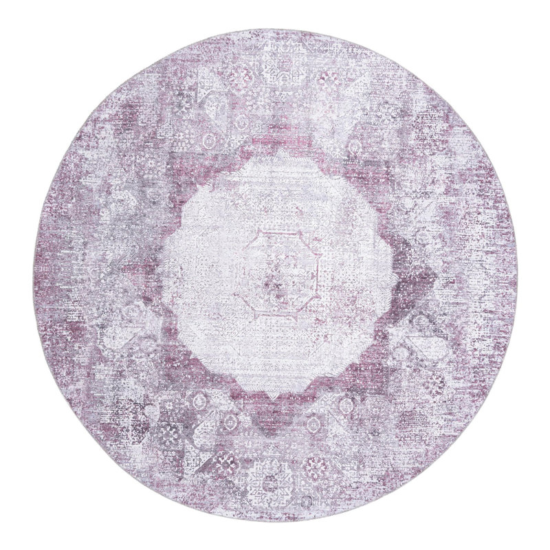 Oriental Indoor Rug, Round 7'10"
