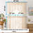 August Grove® Denyelle Floral Lace - Sheer 3 Piece Kitchen Curtains Set, Light Filtering Transparent Window Swag Valance + 36 inch Tiers Set-36828038