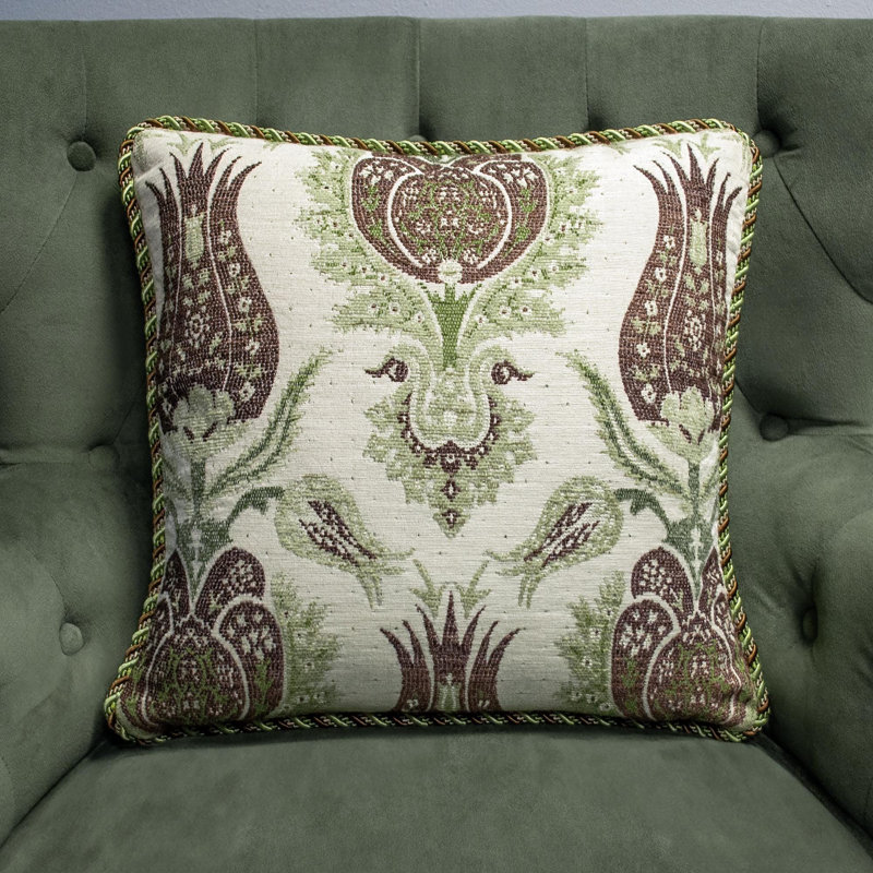 Coussin décoratif Thomas Ivoire, 20" x 20"