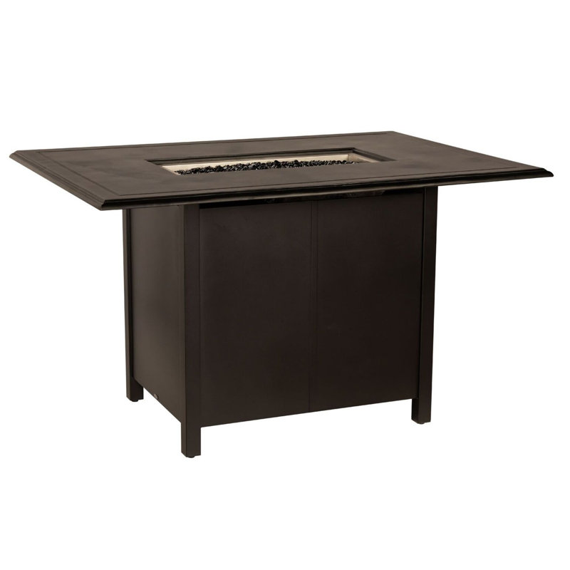 Table de foyer rectangulaire à hauteur de comptoir, Matte White