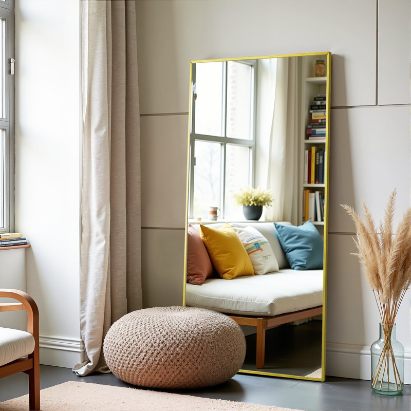 Arstides Metal Mirror, 59" x 35", Gold