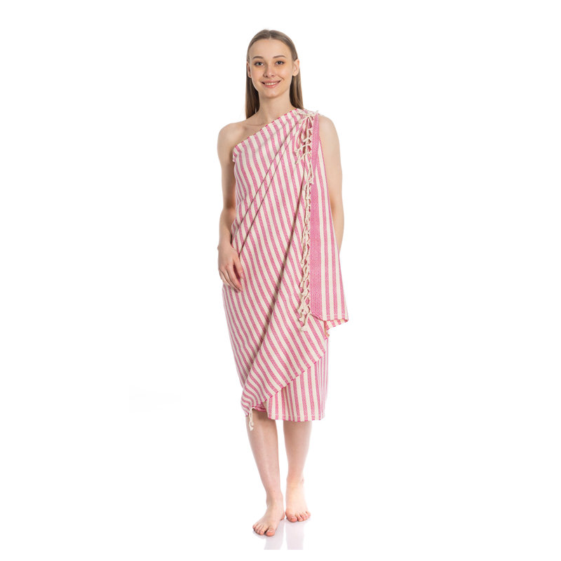 Serviette de bain Edgerton, Rouge